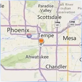 Arizona College of Nursing Tempe Location Map