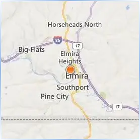 Arnot Ogden Medical Center Location Map