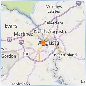 Augusta University Location Map Augusta University Location Map