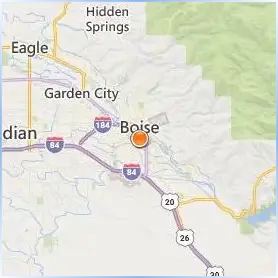 Boise State University Location Map Boise State University Location Map
