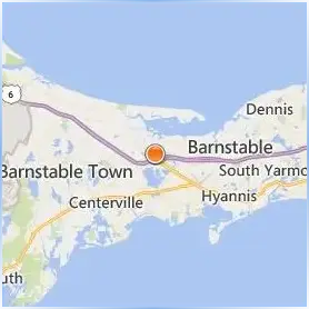 Cape Cod Community College Location Map