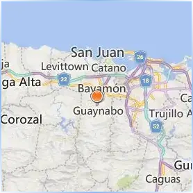 Caribbean University Bayamon Location Map Caribbean University Bayamon Location Map