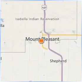 Central Michigan University Location Map Central Michigan University Location Map