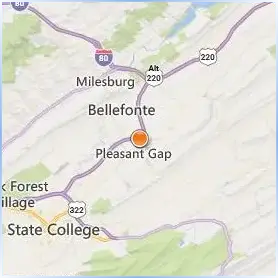 Central Pennsylvania Institute of Science and Technology Location Map Central Pennsylvania Institute of Science and Technology Location Map