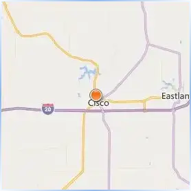 Cisco College Location Map Cisco College Location Map