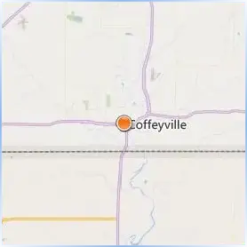 Coffeyville Community College Location Map