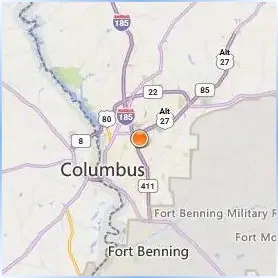 Columbus State University Location Map