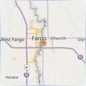 Concordia College at Moorhead Location Map