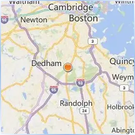 Curry College Location Map Curry College Location Map