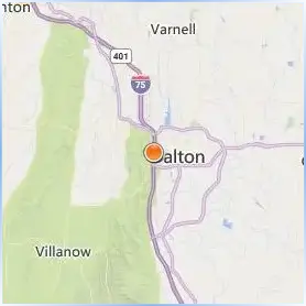 Dalton State College Location Map Dalton State College Location Map