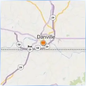 Danville Community College Location Map Danville Community College Location Map