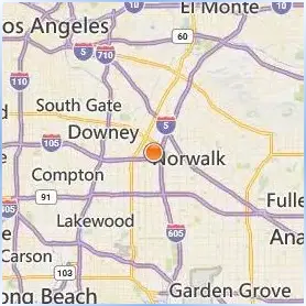 Downey Adult School Location Map Downey Adult School Location Map