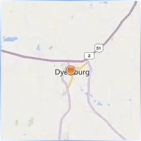 Dyersburg State Community College Location Map Dyersburg State Community College Location Map