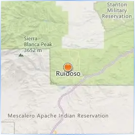 Eastern New Mexico University Ruidoso Branch Community College Location Map