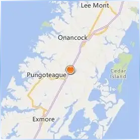 Eastern Shore Community College Location Map Eastern Shore Community College Location Map