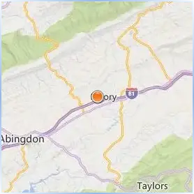 Emory & Henry College Location Map Emory & Henry College Location Map