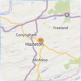Hazleton Area Career Center Location Map Hazleton Area Career Center Location Map