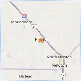 Hesston College Location Map Hesston College Location Map