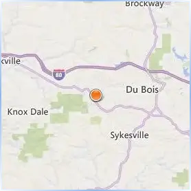 Jefferson County Dubois Area Vocational Technical Practical Nursing Program Location Map Jefferson County Dubois Area Vocational Technical Practical Nursing Program Location Map
