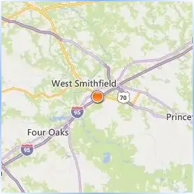 Johnston Community College Location Map