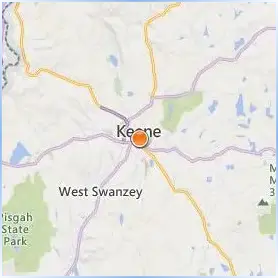Keene State College Location Map Keene State College Location Map