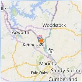 Kennesaw State University Location Map Kennesaw State University Location Map