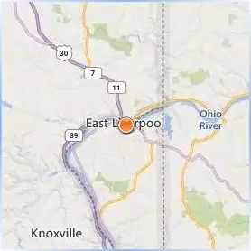 Kent State University at East Liverpool Location Map Kent State University at East Liverpool Location Map