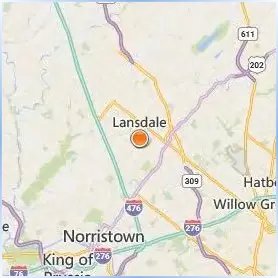 Lansdale School of Business Location Map Lansdale School of Business Location Map