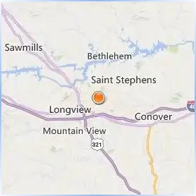 Lenoir Rhyne University Location Map Lenoir Rhyne University Location Map