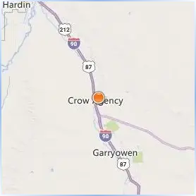 Little Big Horn College Location Map Little Big Horn College Location Map