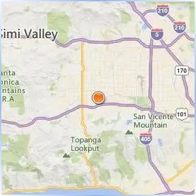 Los Angeles Pierce College Location Map Los Angeles Pierce College Location Map