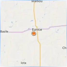 Louisiana State University Eunice Location Map