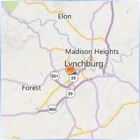 University of Lynchburg Location Map University of Lynchburg Location Map