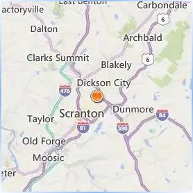 Marywood University Location Map
