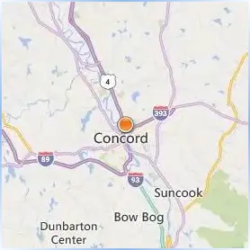 NHTI Concord's Community College Location Map
