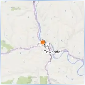 Northern Tier Career Center Location Map