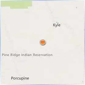 Oglala Lakota College Location Map