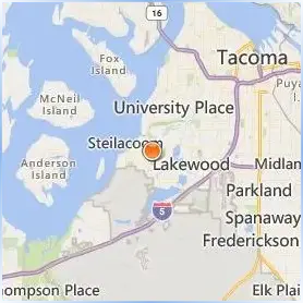 Pierce College District Location Map
