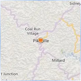 University of Pikeville Location Map