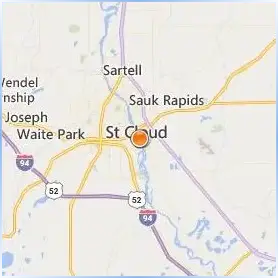 Saint Cloud State University Location Map
