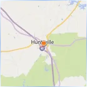 Sam Houston State University Location Map
