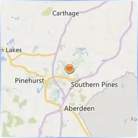 Sandhills Community College Location Map