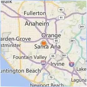 Santa Ana College Location Map Santa Ana College Location Map