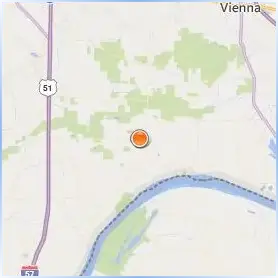 Shawnee Community College Location Map