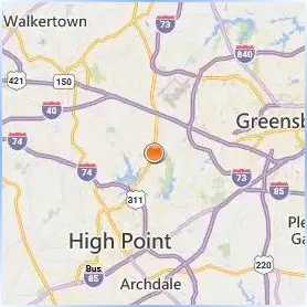 South University High Point Location Map South University High Point Location Map