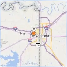 Texarkana College Location Map Texarkana College Location Map