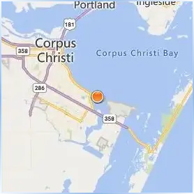 Texas A & M University Corpus Christi Location Map