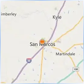 Texas State University Location Map