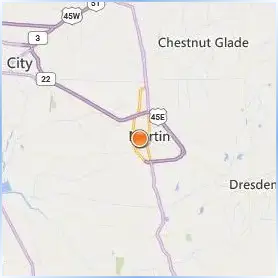 The University of Tennessee Martin Location Map