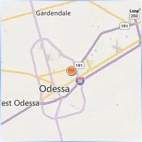 The University of Texas Permian Basin Location Map
